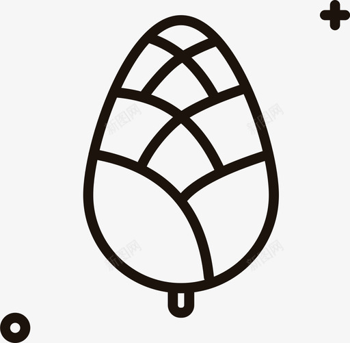 松塔svg_新图网 https://ixintu.com 松塔