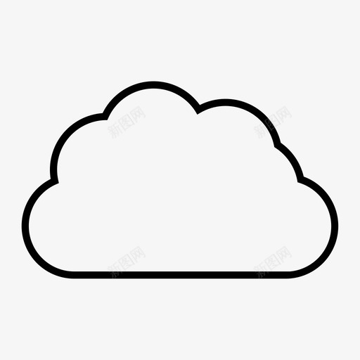 云雾天空svg_新图网 https://ixintu.com 云云 云雾 天空 蒸汽 云图 图标
