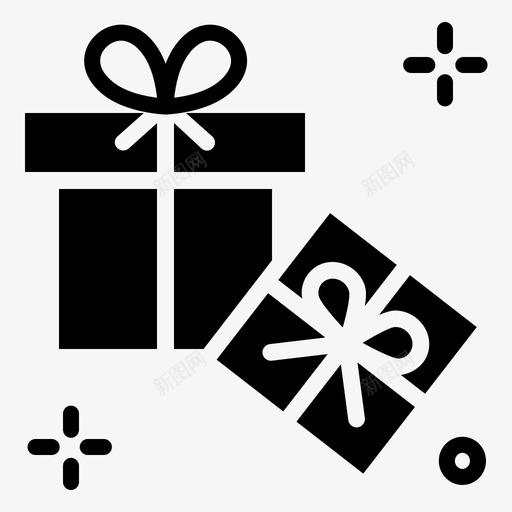 礼物礼盒礼品卡svg_新图网 https://ixintu.com 礼物 礼盒 礼品 感谢 第天