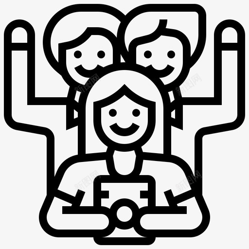 暴民人群抗议svg_新图网 https://ixintu.com 抗议 暴民 人群 暴动 团队 合作