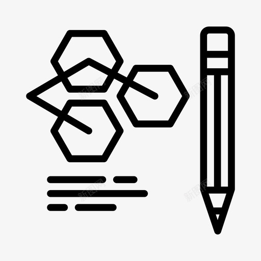 原子生物化学18线性svg_新图网 https://ixintu.com 原子 生物化学 线性