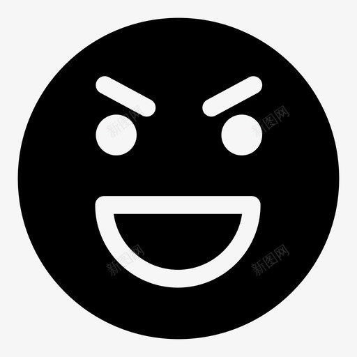 邪恶的表情符号表情符号微笑svg_新图网 https://ixintu.com 表情 符号 邪恶 微笑 笑脸