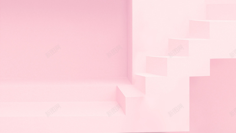 立体粉色立体空间几何jpg设计背景_新图网 https://ixintu.com 立体 粉色 空间 几何