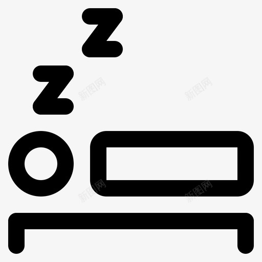 晚上睡觉休息睡卧室小睡svg_新图网 https://ixintu.com 休息 晚上 睡觉 卧室 小睡 夜行