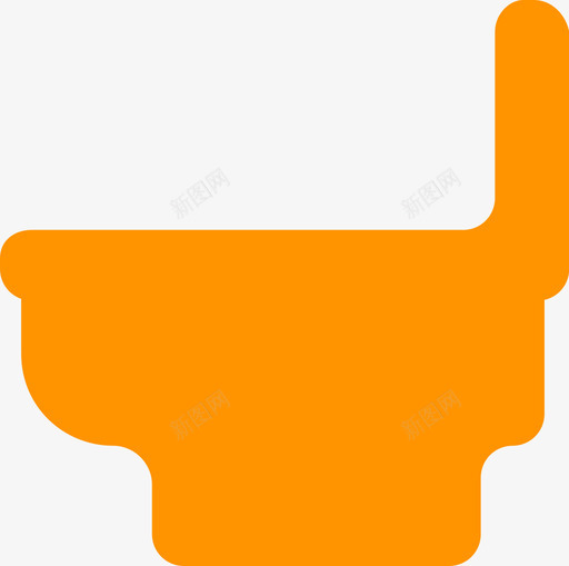 卫生间坐便器svg_新图网 https://ixintu.com 卡通坐便 卫生间 坐便器 填充