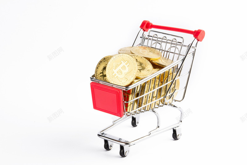 白色上一辆购物车里面装满了虚拟货币比特币金黄金金子jpg设计背景_新图网 https://ixintu.com 白色 一辆 购物车 里面 装满 满了 虚拟 货币 比特 币金 黄金