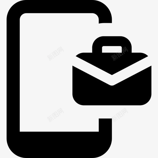 智能手机办公公司3已填充svg_新图网 https://ixintu.com 智能 手机 办公 公司 填充