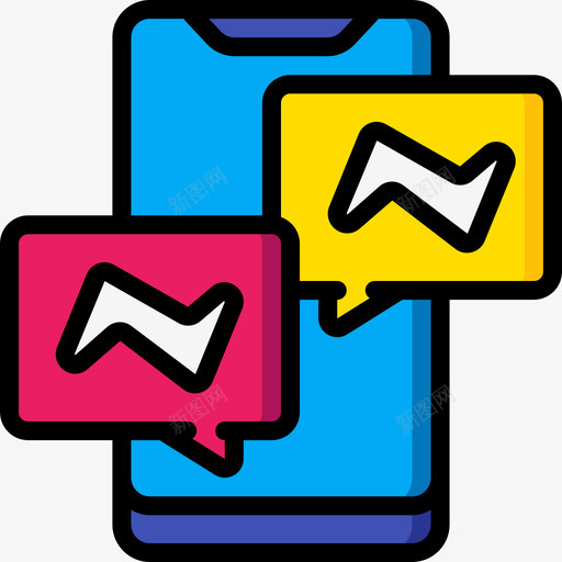 信息通信37线颜色svg_新图网 https://ixintu.com 信息 通信线 颜色