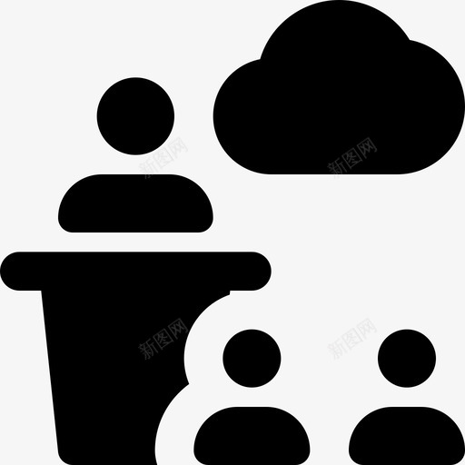 云办公室演示文稿4已填充svg_新图网 https://ixintu.com 办公室 演示 文稿 填充