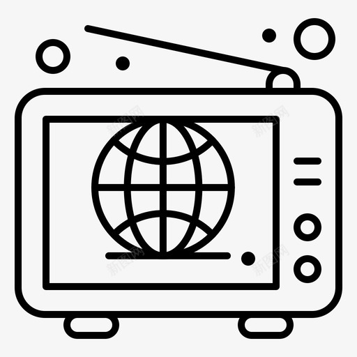 网络新闻广域svg_新图网 https://ixintu.com 新闻 网络 广域 世界 常规 线路