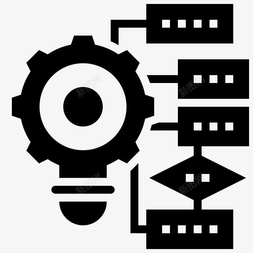 流程图管理程序svg_新图网 https://ixintu.com 流程图 管理 程序 流程 顺序 设计 思维 字形