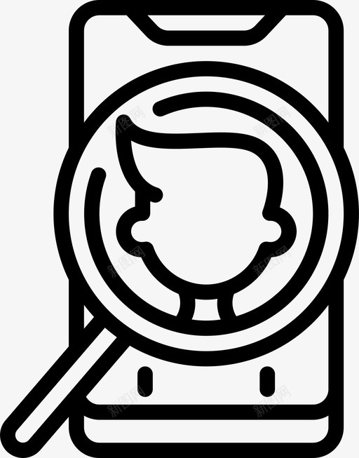 侧写社交20直系svg_新图网 https://ixintu.com 侧写 社交 直系