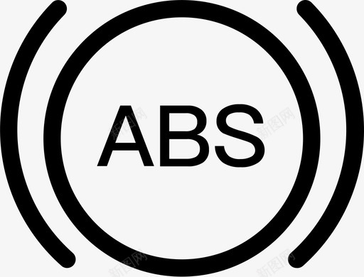 ABC防抱死svg_新图网 https://ixintu.com 防抱