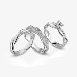 时光荏苒与爱同行钻戒钻石结婚戒指BLOVES婚戒定素材