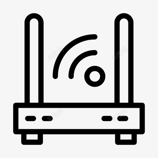 调制解调器天线连接路由器svg_新图网 https://ixintu.com 调制解调器 天线 连接 路由器 媒体 广告 标志 标志符 符号