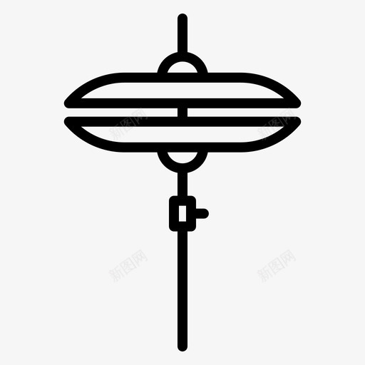钹乐器16线形svg_新图网 https://ixintu.com 乐器 线形