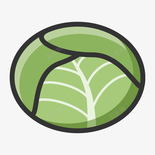 包菜svg_新图网 https://ixintu.com 包菜