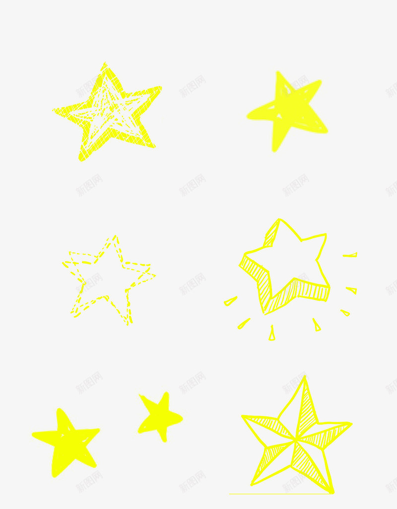 简约手绘风格卡通可爱五角星星星设计png免抠素材_新图网 https://ixintu.com 简约 手绘 风格 卡通 可爱 五角星 星星 设计