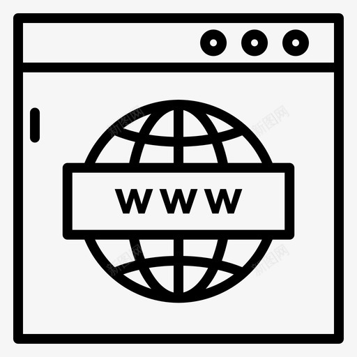 域网络营销3线性svg_新图网 https://ixintu.com 网络营销 线性