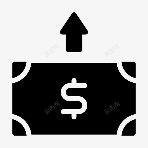 美元现金金融货币svg_新图网 https://ixintu.com 美元 现金 金融 货币 储蓄 储蓄金 字形