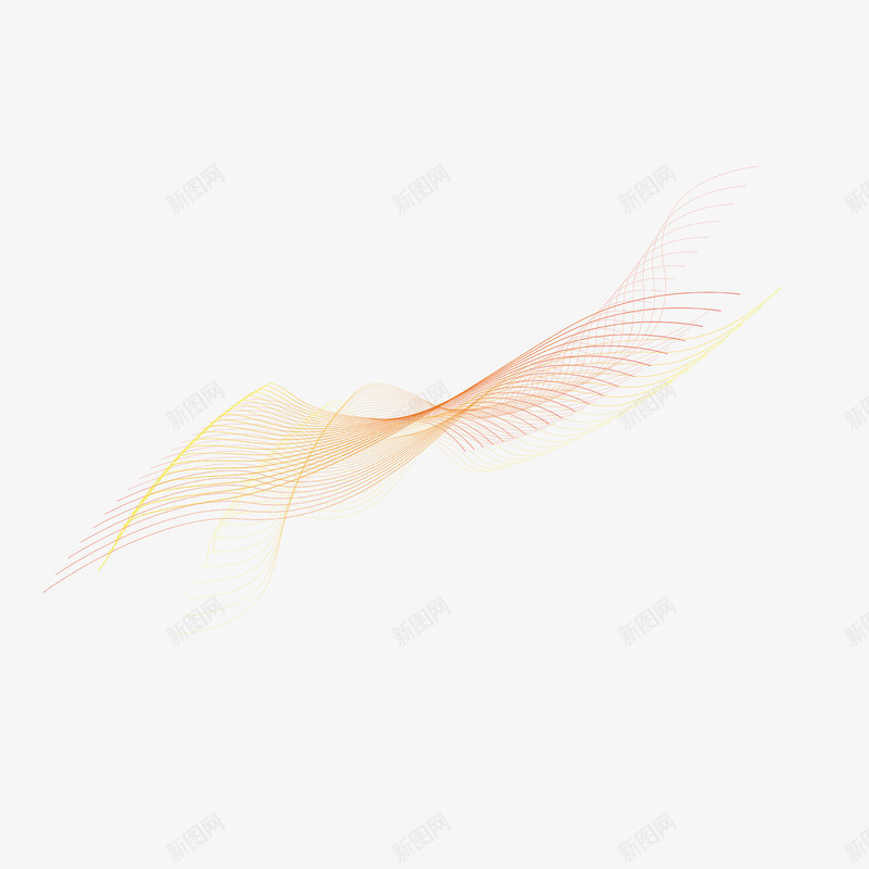 渐变曲线不规则波浪线png免抠素材_新图网 https://ixintu.com 渐变 曲线 不规则 波浪