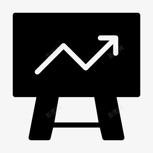 成长图表板市场营销展示svg_新图网 https://ixintu.com 成长 图表 市场营销 展示 媒体 广告 字形