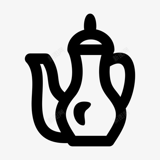 水壶咖啡饮料svg_新图网 https://ixintu.com 水壶 咖啡 饮料 厨房 茶水