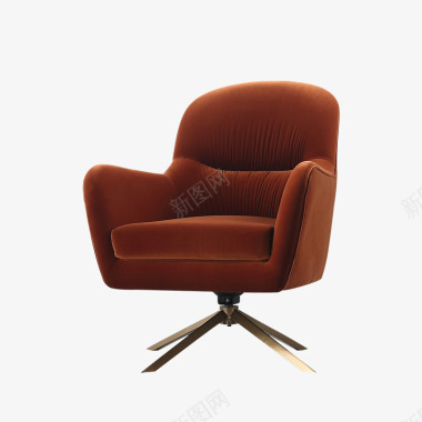 汉哲简约现代转椅电脑椅家用单人沙发椅懒人布艺休闲i图标
