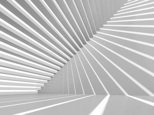 抽象白色3d室内与楼梯空间背景