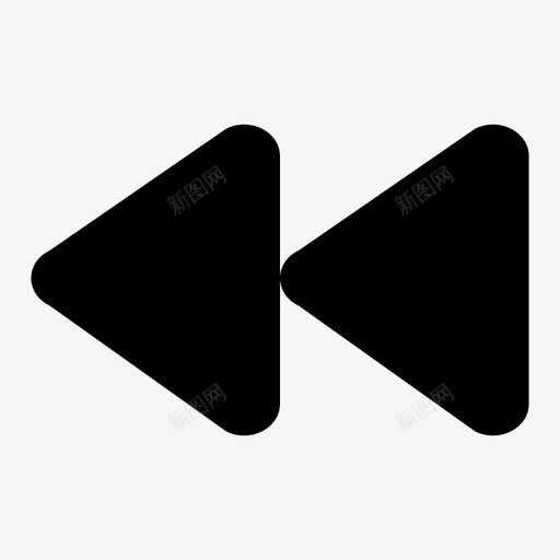 icon18快退svg_新图网 https://ixintu.com 快退