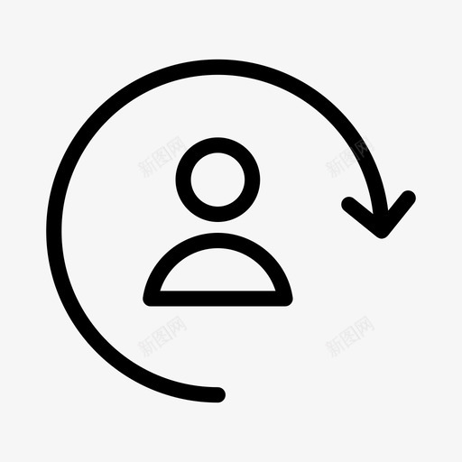 用户重新加载帐户配置文件svg_新图网 https://ixintu.com 用户 重新 加载 帐户 配置文件 刷新