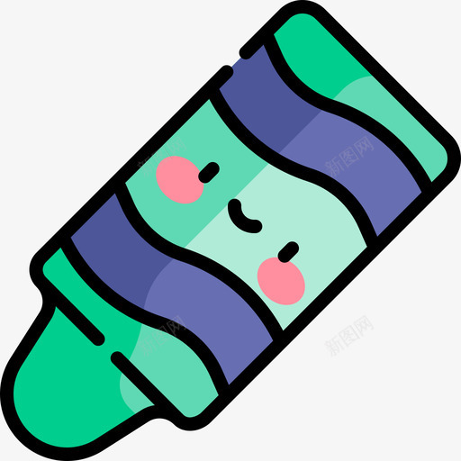 蜡笔教育324线颜色svg_新图网 https://ixintu.com 蜡笔 教育 颜色