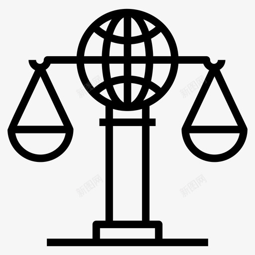 全球正义法国际法正义尺度svg_新图网 https://ixintu.com 正义 全球 法国 国际法 尺度 政治 社会 法理学 法律 向量 图标