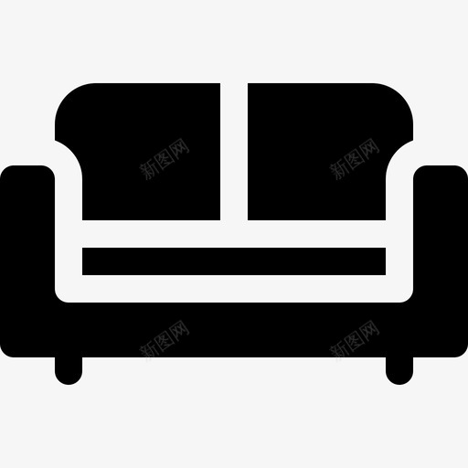 沙发家具189填充svg_新图网 https://ixintu.com 沙发 家具 填充