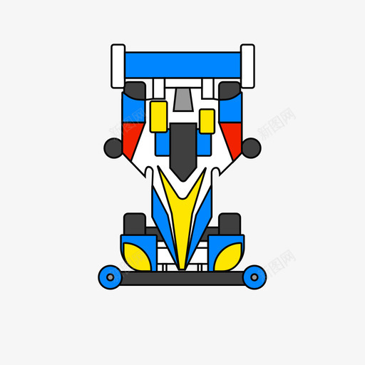 四驱车svg_新图网 https://ixintu.com 驱车