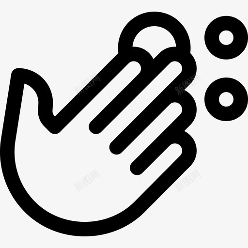 洗手病毒传播6线性svg_新图网 https://ixintu.com 洗手 病毒 传播 线性