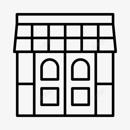 商店大楼杂货店svg_新图网 https://ixintu.com 商店 大楼 杂货店 零售 零售店 店面