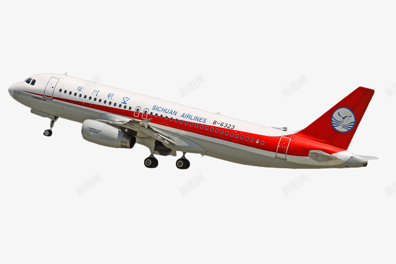 四川航空飞机png免抠素材_新图网 https://ixintu.com 四川 航空 飞机