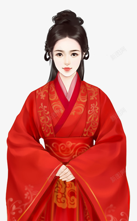 古风新娘2png免抠素材_新图网 https://ixintu.com 古风 新娘