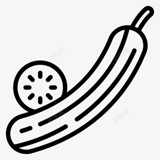 黄瓜营养23直系svg_新图网 https://ixintu.com 黄瓜 营养 直系