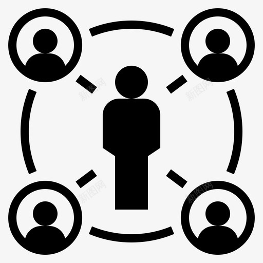互动联系关系svg_新图网 https://ixintu.com 社会 互动 联系 关系 团队 技术 系统 雕文