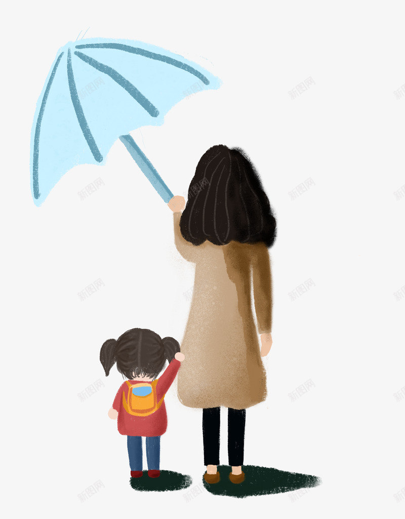 母亲节雨中的妈妈和孩子免扣图png免抠素材_新图网 https://ixintu.com 母亲节 雨中 中的 妈妈 孩子 免扣