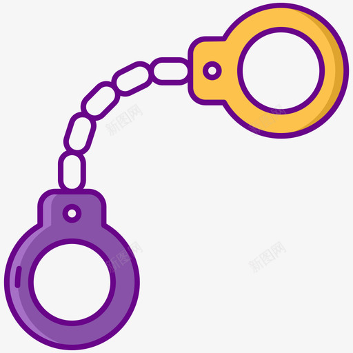 手铐私家侦探3线纹颜色svg_新图网 https://ixintu.com 手铐 私家侦探 线纹 颜色