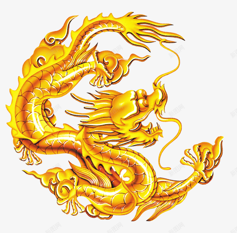 金色的中国龙金色的龙中国龙的图标中国龙中国龙logpng_新图网 https://ixintu.com 中国 金色 龙中国 龙金色 图标