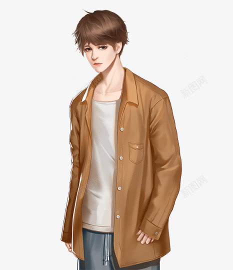 弱气男2png免抠素材_新图网 https://ixintu.com 弱气男