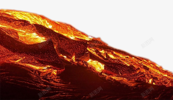 火山岩浆3png免抠素材_新图网 https://ixintu.com 火山 火山岩 岩浆