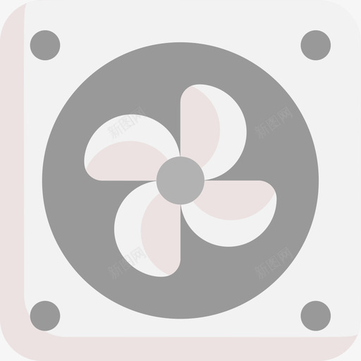 风扇smarthome36扁平svg_新图网 https://ixintu.com 风扇 扁平