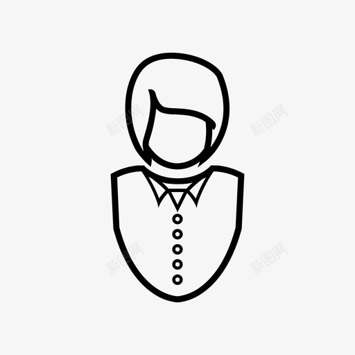 女性用户商业媒体svg_新图网 https://ixintu.com 女性 用户 商业 媒体 组织 展示 服务