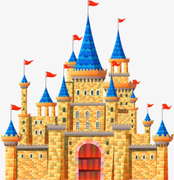 卡通城堡梦幻童话童趣儿童节海报图模板下载8134M素材