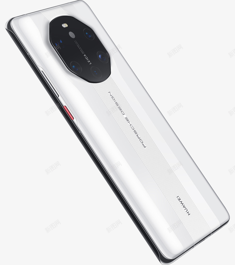保时捷华为Mate40RS陶瓷背面白色png免抠素材_新图网 https://ixintu.com 保时捷 华为 陶瓷 背面 白色
